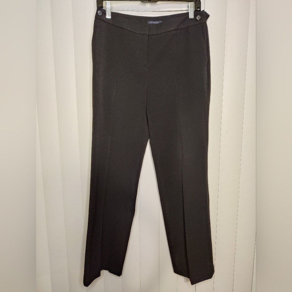 Anne Klein Black Stretch Trouser Size 6 Petite - Picture 1 of 4